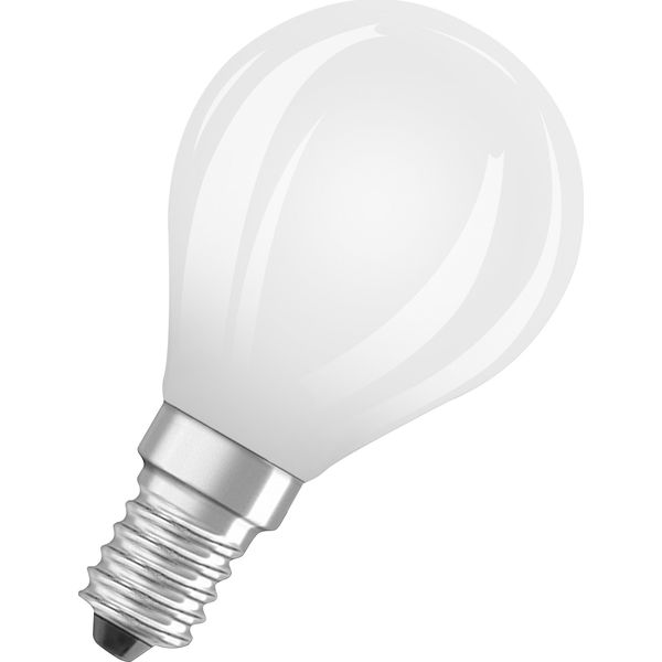 Osram Lampada Led A Filamento Dimmerabile Con Base E14, Bianco Caldo (2700K), Forma A Goccia, 6,5W, In Sostituzione Di Una Lampadina A Incandescenza Da 60W, Opaca, Led Retrofit Classic P Dim-image