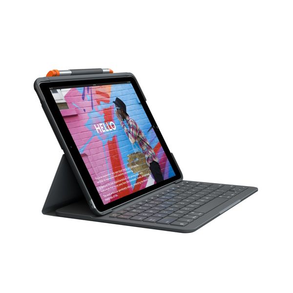 Logitech Niederlande 920-009480 Nl Logitech Slim Folio Ipad (5,6,7,Th) Air (3Th) Us Layout-image