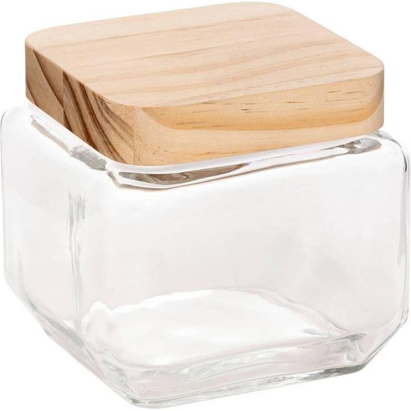 5 Five Simply Smart - Glaskrug Eckig Deckel Kiefer "Pin"" 0,85L"-image