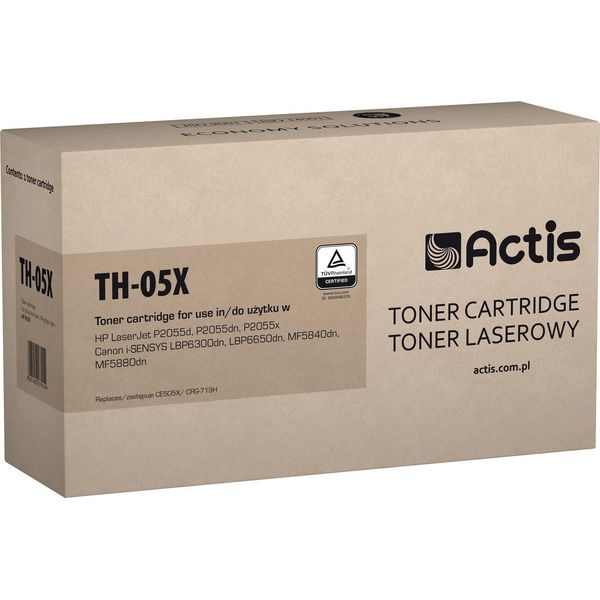Actis TH-05X Toner (Replacement For Hp 05X CE505X Canon CRG-719H; Standard; 6 500 Pages; Black)-image