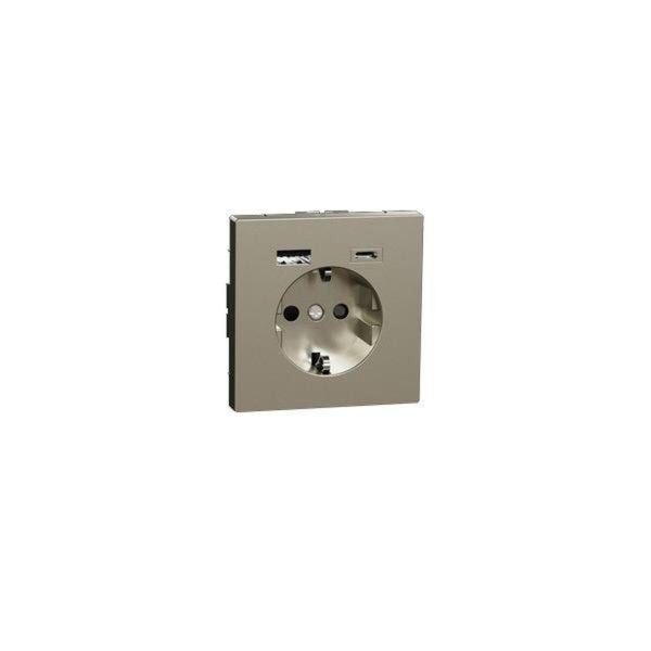Merten Schuko Steckdose Mit Usb LadegeräT MEG2367-6036 (MEG2367-6036)-image