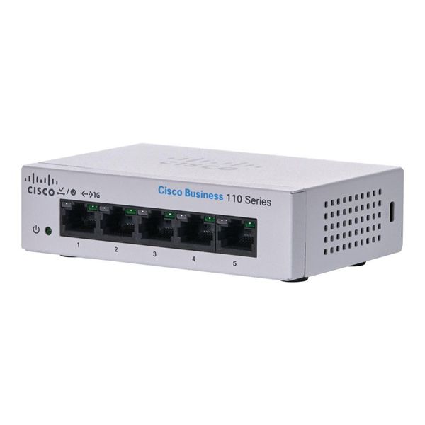 Cisco CBS110 - Non Gestito - L2 - Gigabit Ethernet (10/100/1000) - Full Duplex - Montaggio A Rack - 1U-image