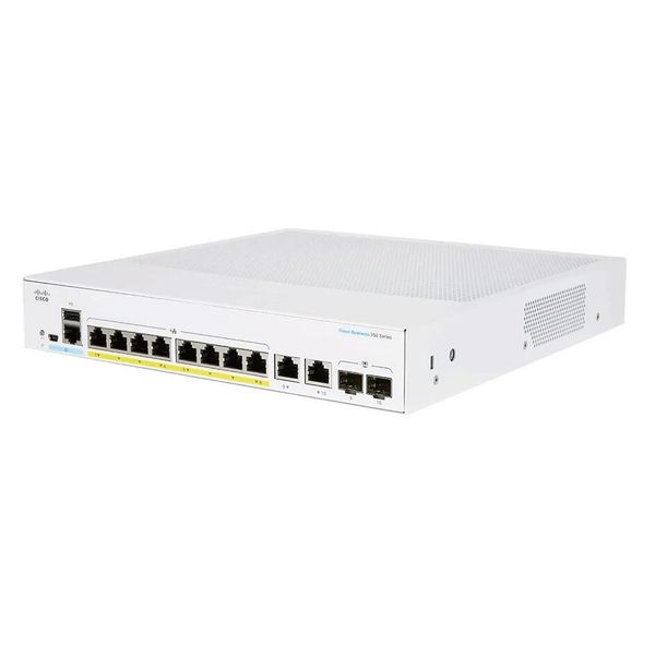 Cisco CBS250-8PP-E-2G-EU Switch Di Rete Gestito L2/L3 Gigabit Ethernet (10/100/1000) Argento-image