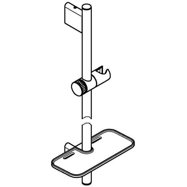 Barra Doccia Grohe Rainshower Smartactive Acciaio Spazzolato 26603DC0-image