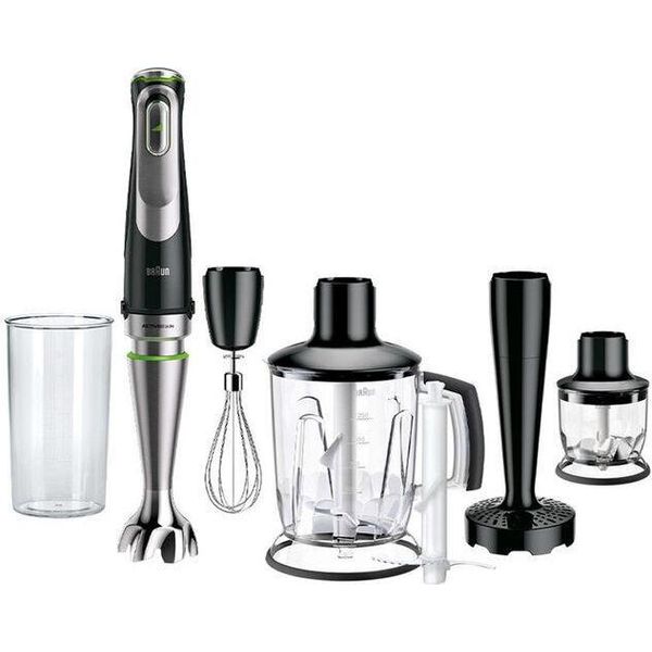 Braun Multiquick 9 Mq 9147X 0,6 L Frullatore A Immersione 1200 W Nero, Acciaio Inox-image