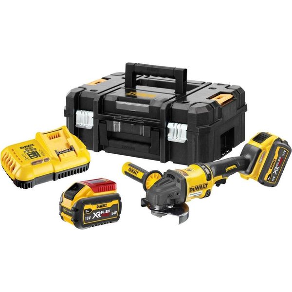 Smerigliatrice Angolare Dewalt 54V Xr Flexvolt Senza Spazzole Da 125 Mm-image