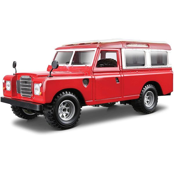 Bburago 18-22063 - Modellino Di Auto - Land Rover Serie Ii (Rosso, Scala 1:24) Modello Di Auto Giocattolo-image