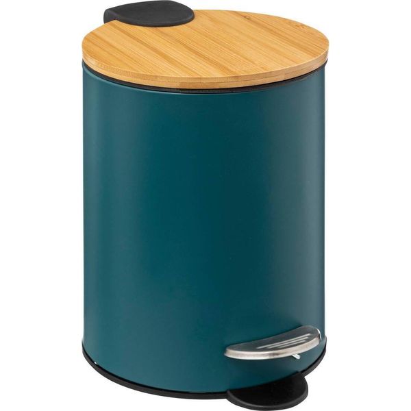 5 Five Simply Smart - Soft Close 3L "Modern Color"" MüLleimer Petrolblau"-image