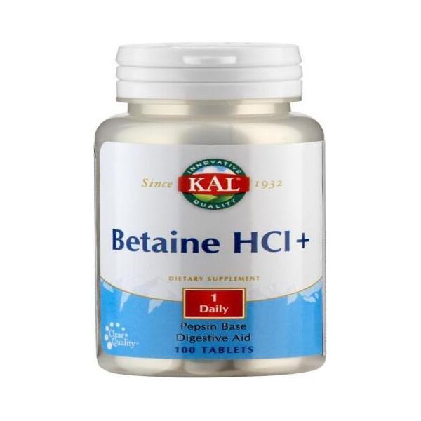 Kal Betain Hcl Complex Tabletten, 100 St. Tabletten-image
