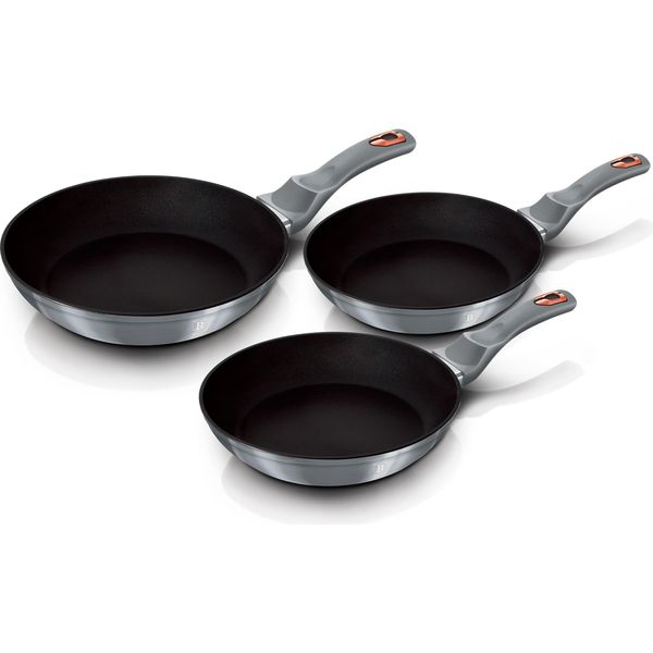 Berlinger Haus Set Di 3 Padelle In Granito 20Cm 24Cm 28Cm Moonlight BH6169-image