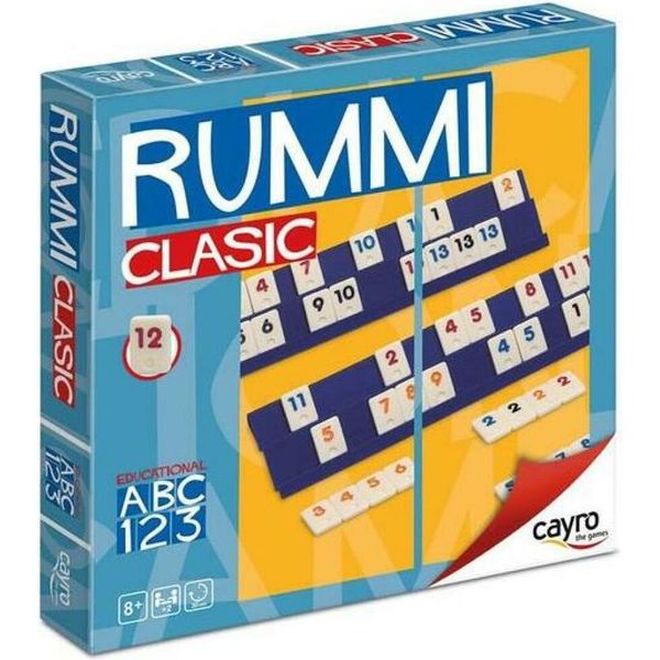 Cayro - Rummi - + 8 Anni - Modello Classico - Giochi Per Bambini E Adulti - 106 Pezzi, 1 Sacchetto Di Stoffa - Da 2 A 4 Giocatori Cayro-image