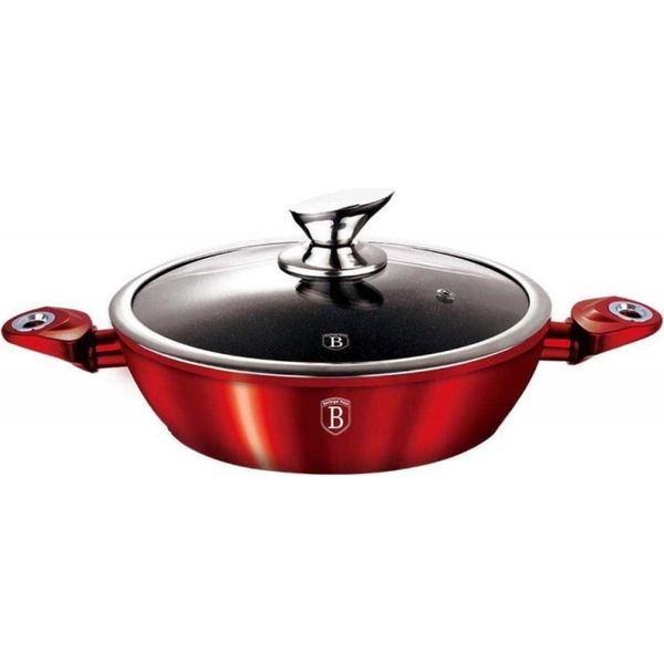 Berlinger Haus Linea Metallica Rossa 28 Cm Granito Cook BH-1263-image