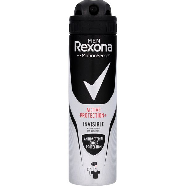 Rexona Men Active Protecton + Invisible Antyperspirant W Sprayu, 150Ml (Produkt Z Niemiec)-image