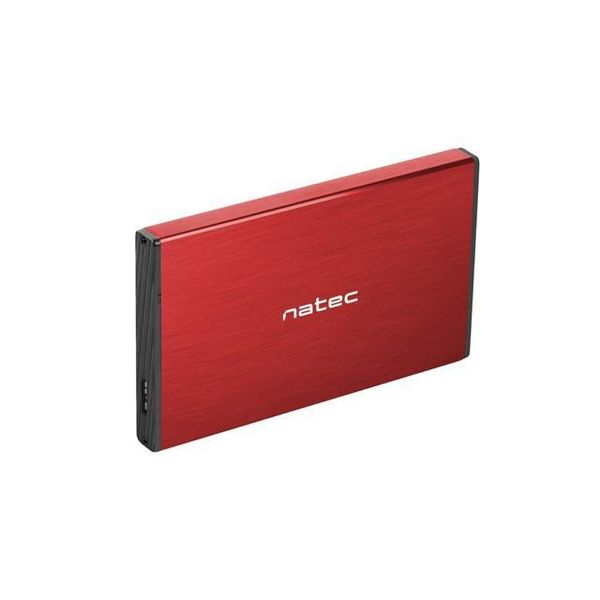 Natec Hdd Enclosure Rhino Go (Usb 3.0. 2.5". Red)"-image