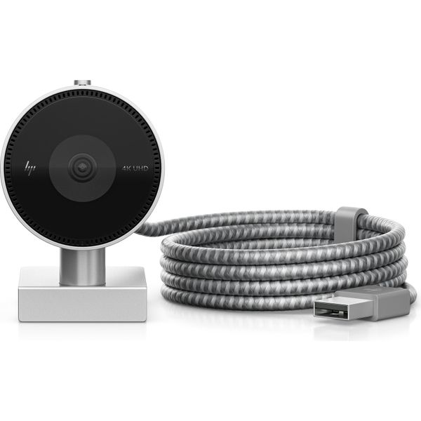 Hp 950 4K Webcam 3840 X 2160 Pixel Usb 3.2 Gen 1 (3.1 Gen 1) Nero Argento-image