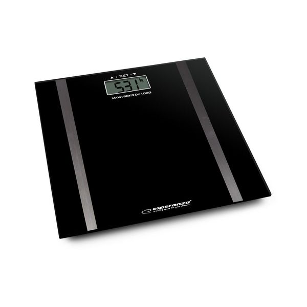 Esperanza EBS018K Personal Scale Electronic Personal Scale Rectangle Black-image