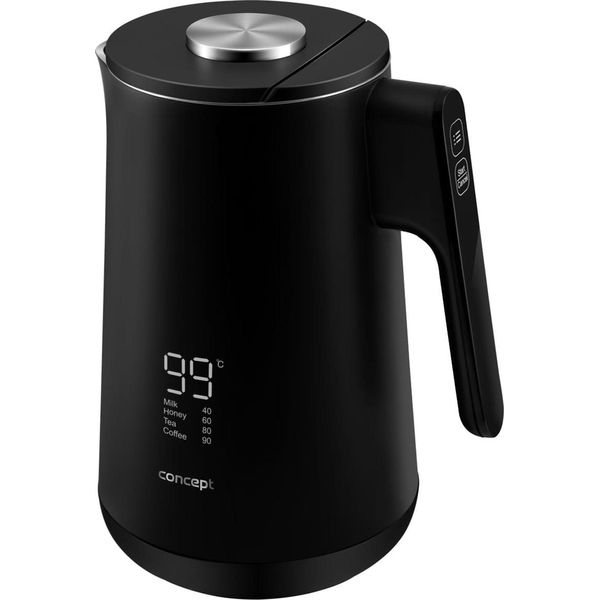 Bollitore Digitale Con Impostazione Della Temperatura 40/60/80/90/100°C In Acciaio Inox 1,7 L Funzione Keep Warm 360°-image