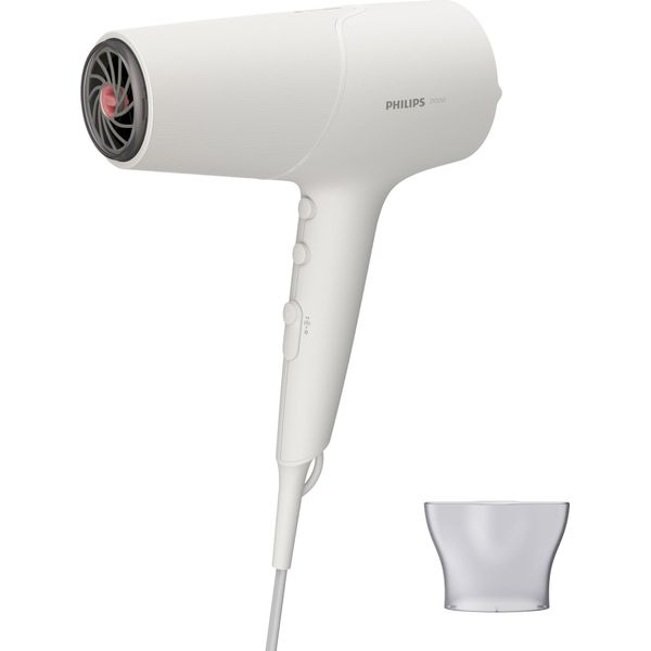Asciugacapelli Philips 5000 Series BHD501/00 Tecnologia Termoprotettiva 2100 W Bianco-image