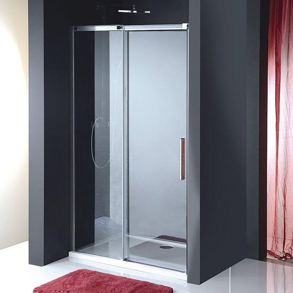 Polysan Altis Line - Porta Doccia In Due Pezzi 1270-1310 Mm, Alluminio Lucido/Vetro Trasparente AL4015C-image