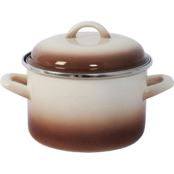 Pentola + Coperchio Diametro 16Cm 2L Capuccino-image