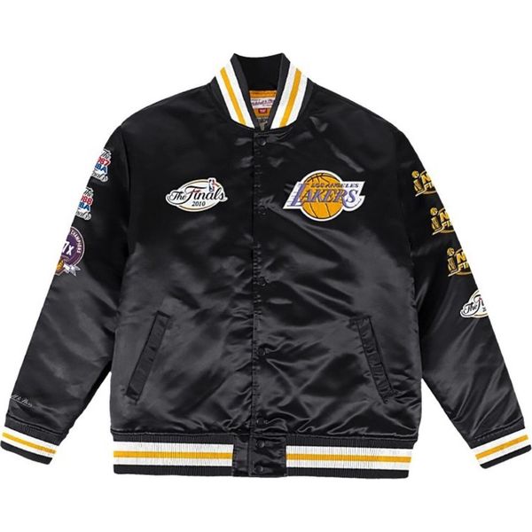 Giacca Mitchell E Ness Champ City Satin Los Angeles Lakers Mitchell & Ness-image