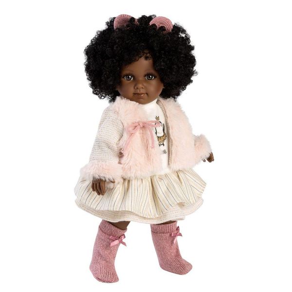 Bambola Llorens Dal Corpo Morbido Zuri Rosa 35 Cm-image