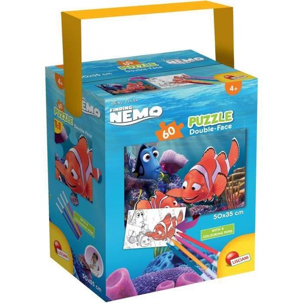 Puzzle Bifacciale In Tubo 60El. 50X35Cm Nemo. 86184 Lisciani-image