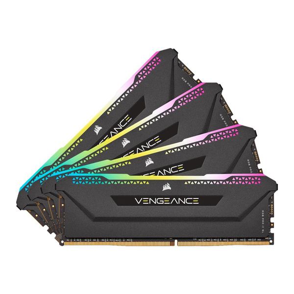 DDR4 64GB Pc 3200 CL16 Corsair Kit (4X16Gb) Vengeance Rgb Retail-image