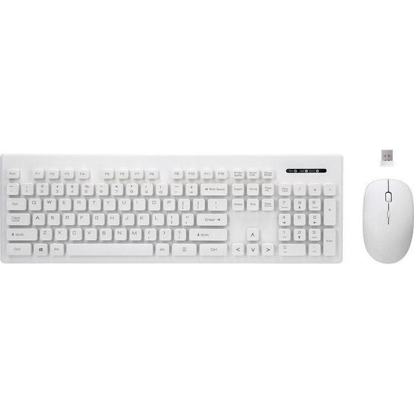 Rebeltec Wireless Set Keyboard + Mouse Whiterun-image