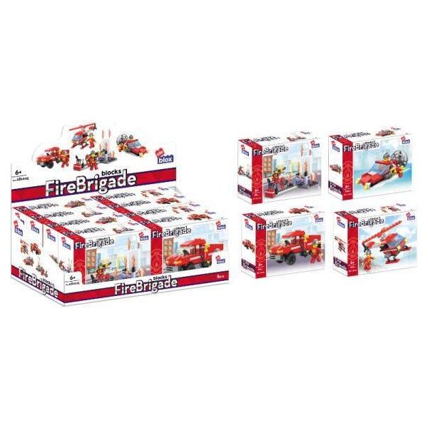 Mega Blocchi Da Costruzione Creativi Alleblox Vigili Del Fuoco 96-104El AB1005 Prezzo Misto Per 1 Pc-image