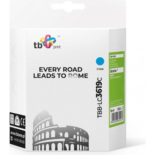Cartuccia D'inchiostro Tb Print TBB-LC3619C 1 Pz. Compatibile Ciano-image