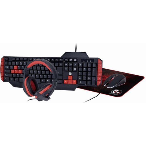 Gembird Gembird GGS-UMG4-02 Tastiera Mouse Incluso Gaming Usb Qwerty Us English Nero-image