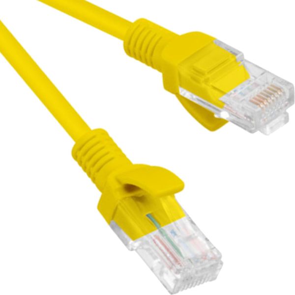 Lanberg PCU5-10CC-0025-Y, 0,25 M, Cat5E, U/Utp (Utp), RJ-45, RJ-45, ŽLutá-image