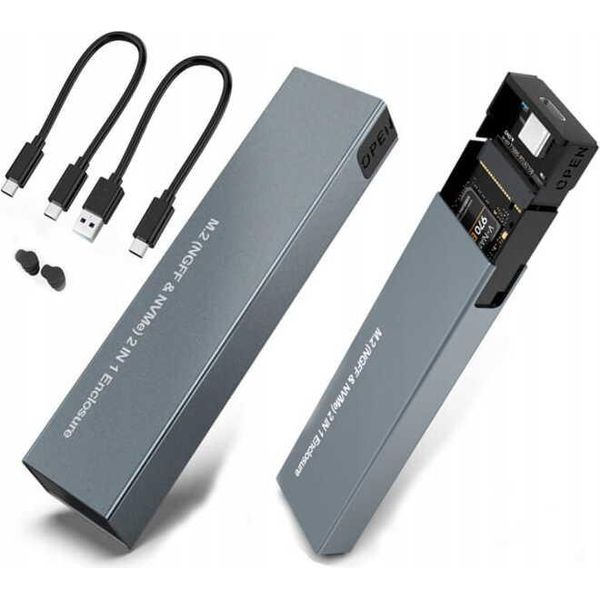 Custodia Per Ssd Nvme/Sata Pcie M.2 USB-C M2 Gen2-image