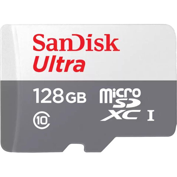 Sandisk Ultra Memory Card 128 Gb Microsdxc Class 10 (SDSQUNR-128G-GN3MN)-image