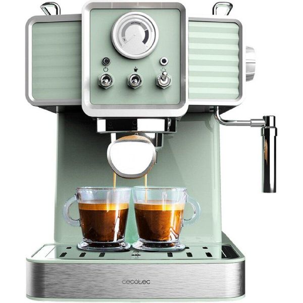 Cecotec Express Power Espresso 20 Tradizionale Verde Chiaro 1350W Espresso Et Massima Potenza-image