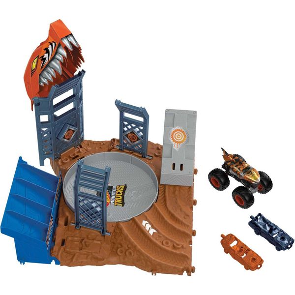 Hot Wheels Monster Trucks Arena World: Semifinali - Frenesia Di Spin Out Dello Squalo Tigre-image