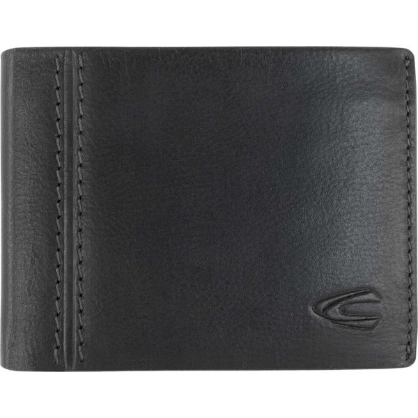 Camel Active Portafoglio Uomo Pelle Portafoglio Jeans Portafoglio Nero Nero Bilbao-image