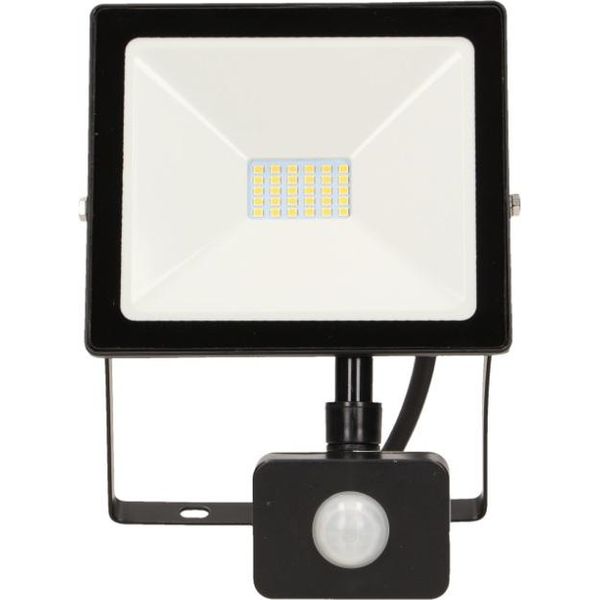 Proiettore Led Alled Con Sensore Di Movimento Pir 30W 4000K 2300Lm IP44 Nero FL/R-2-image