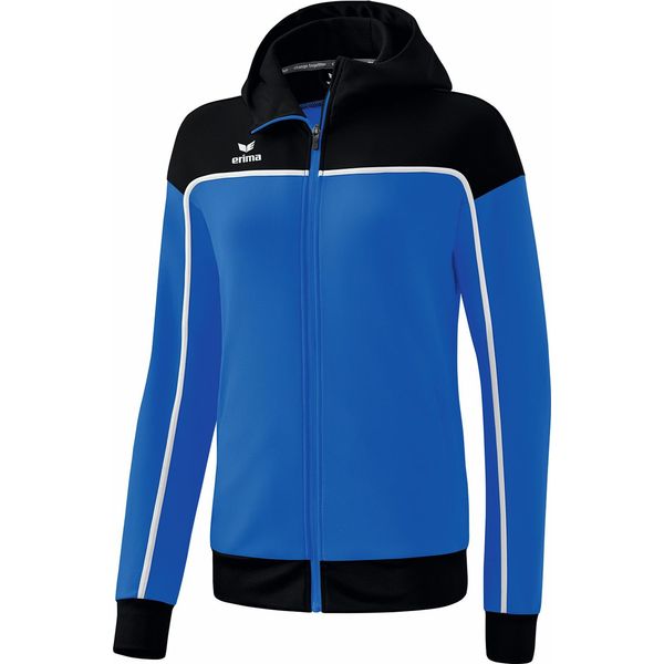 Erima Change Giacca Da Allenamento Con Cappuccio Donna - New Royal / Nero / Bianco-image