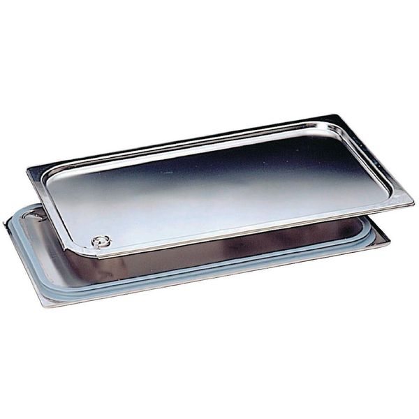 Matfer Bourgeat Coperchio In Acciaio Inox A Tenuta Stagna GN1/2-image