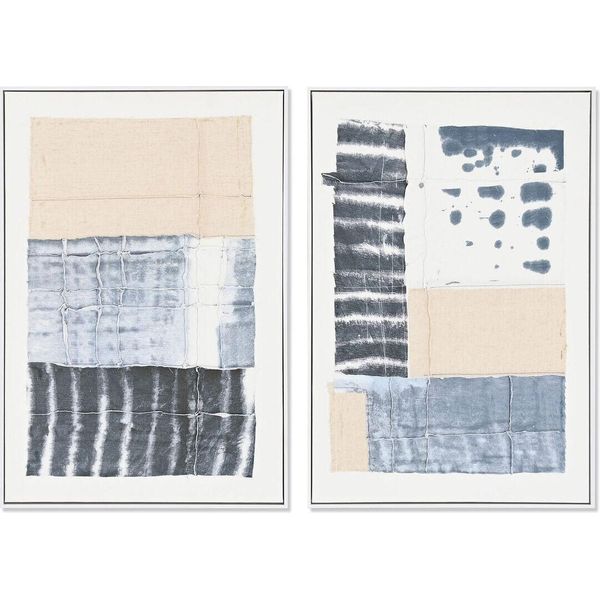 Quadro Dkd Home Decor 60 X 3,2 X 90 Cm Astratto Urbano (2 Pezzi)-image