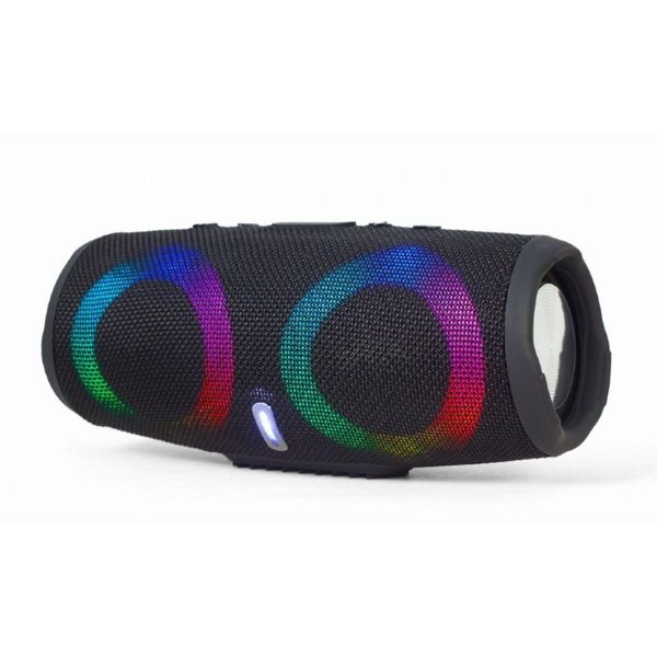 Gembird SPK-BT-LED-02 Portable Speaker Mono Portable Speaker Black 10 W-image