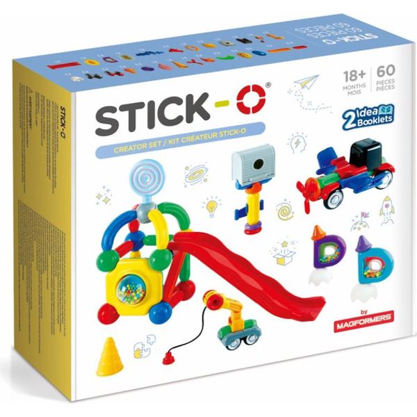 STICK-O Bausatz Mit 60 Teilen - Set Di Costruzione Da 60 Pezzi-image