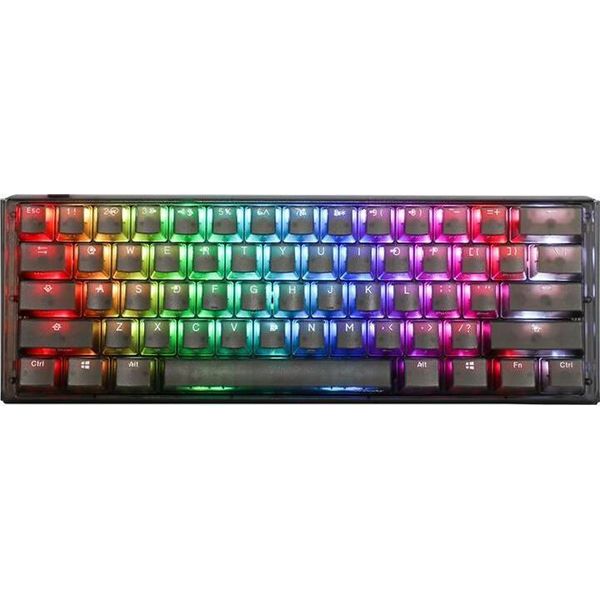 Ducky One 3 Aura Black Mini Tastiera Da Gioco, Led Rgb - Mx-Silent-Red-image