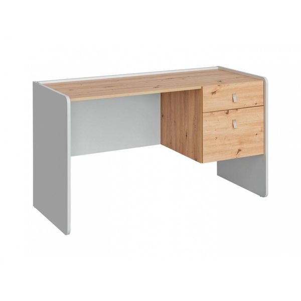 Scrivania Reni - Grigio Perla / Rovere Artigianale-image