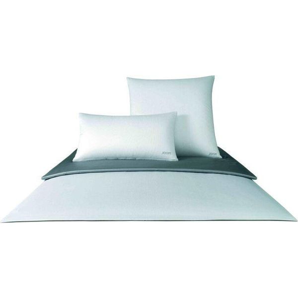 Joop! Set Di Biancheria Da Letto In Raso Maco Micro Pattern Colore Argento Dimensioni 200X200+2X70X90Cm-image