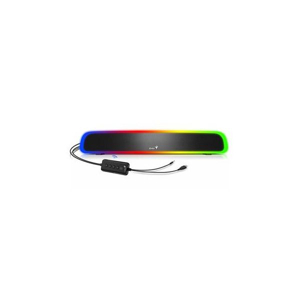 Genius Usb Soundbar 200BT, Altoparlante, Soundbar, 4W, Retroilluminazione Rgb, Bluetooth, Jack 3,5 Mm, Usb, Nero-image