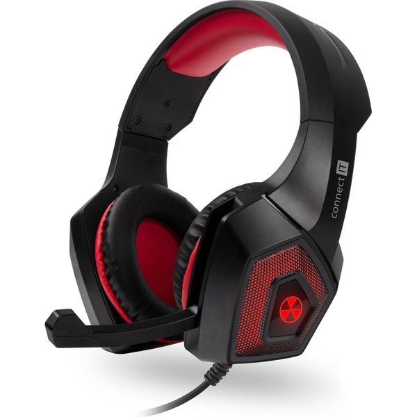 Connect It CHP-5500-RD Cuffie Da Gioco Battle Rnbw Ed. 2, Rosso-image