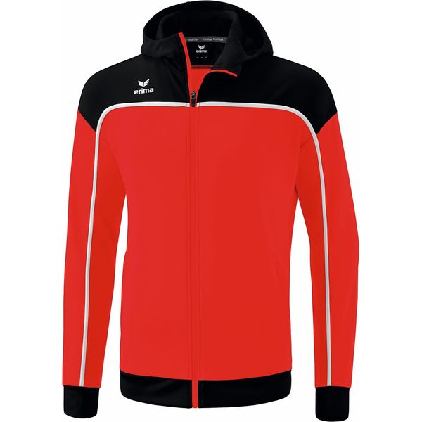 Erima Change Giacca Da Allenamento Con Cappuccio Uomo - Rosso / Nero / Bianco-image